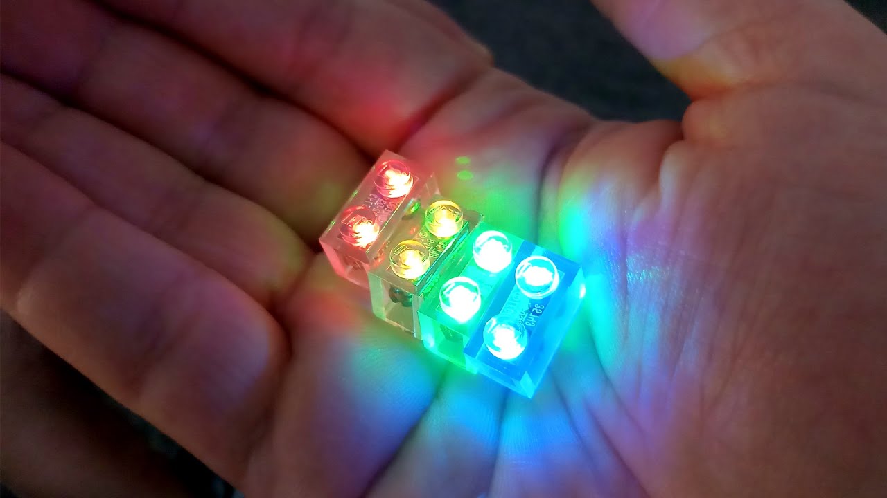 These LEGO Light Bricks Use Induction Power to Light Up without Wires
