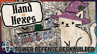 Cardboard Diorama Wizard Cat Tower Defense Deckbuilder Roguelike! | Hand of Hexes