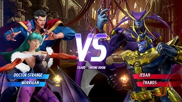 MARVEL VS. CAPCOM: INFINITE - Doctor Strange & Morrigan VS Jedah & Thanos