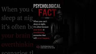 Psychological Horror Fact 😨Kabhi kabhi raat ko neend isliye nahi aati… #fact #short
