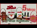 5 DULCES IDEAS PARA VENDER O REGALAR EN NAVIDAD / Regalos navideños / Christmas crafts to sell