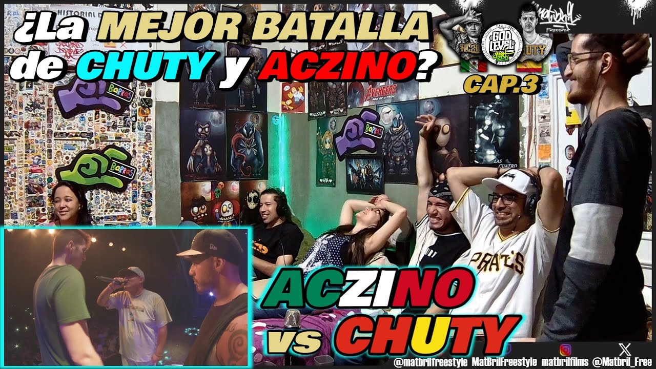 👿😇CAP.3 COLOMBIANOS REACCIONAN a ¿LA MEJOR BATALLA DE CHUTY Y ACZINO? ACZINO vs CHUTY GOD LEVEL 2018
