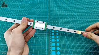 4MGNRS-F9B | 400mm Linear rail guide MGN12H slider CNC 3D print
