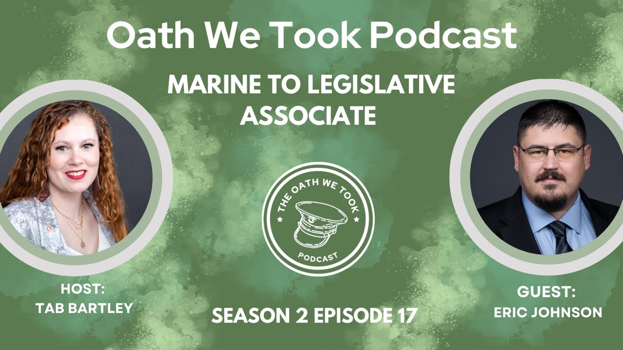 Marine to Legislative Associate - Eric Johnson