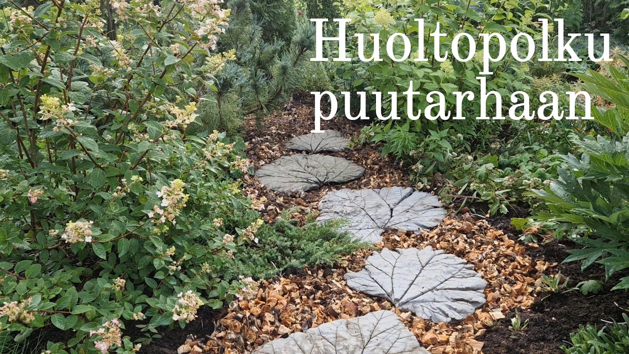 Huoltopolku puutarhaan - suunnittelu ja toteutus