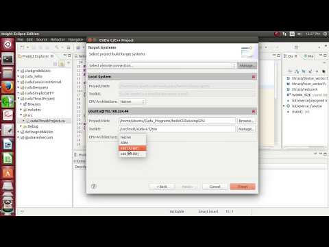 How to Run Hello CUDA program using Nsight Eclipse Edition!