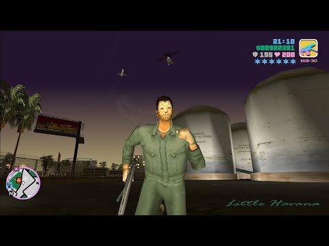 GTA Vice City 6 Star Fort Baxter Military Air Base Rampage + Escape