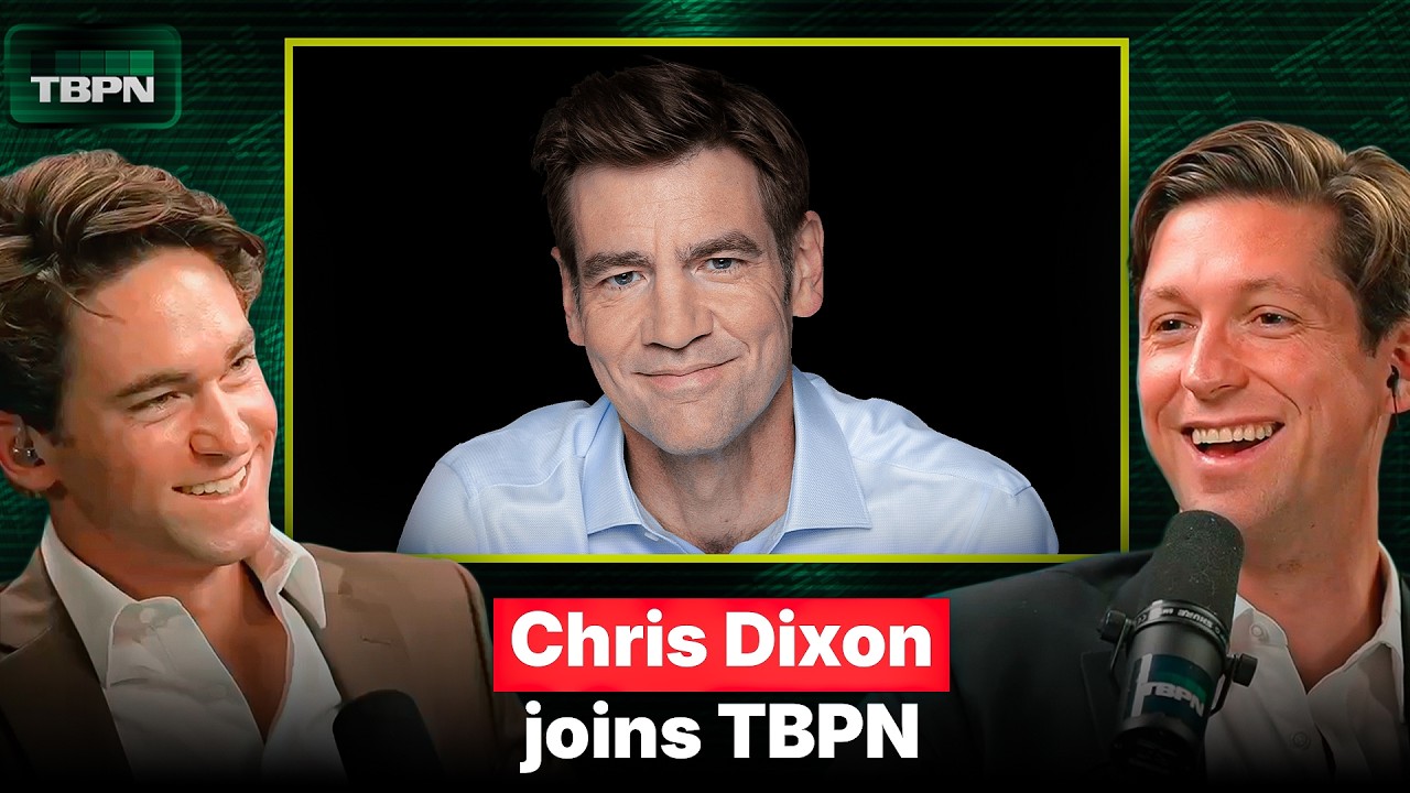 a16z Crypto Managing Partner Chris Dixon Live on TBPN