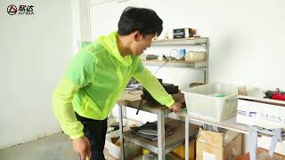 欣达户外装备8字环下降器的各项安全指标测试