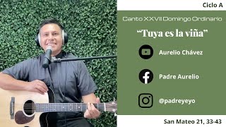 Miniatura de vídeo de "Canto para el Domingo XXVII del Tiempo Ordinario Ciclo A Mateo 21, 33-43  «TUYA ES LA VIÑA»"