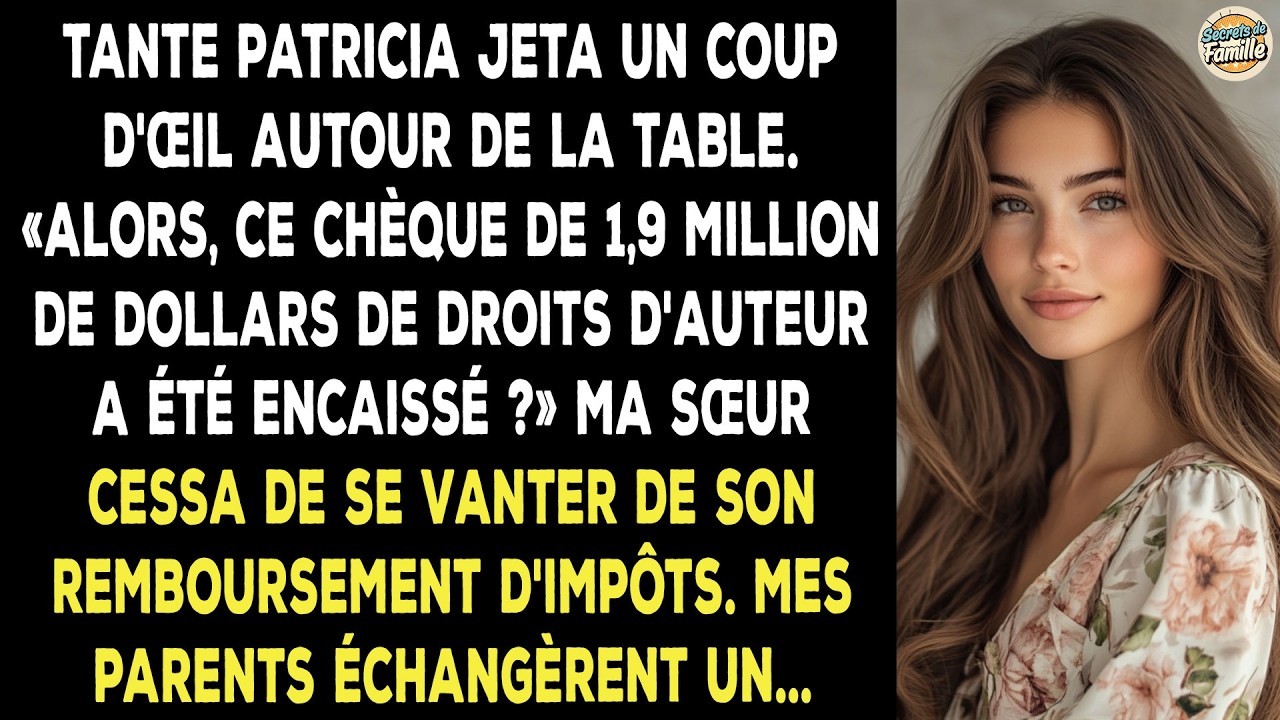 À Pâques, Tante Patricia Évoque Mon Chèque De 1,9 Million. Mes Parents Restent Silencieux.