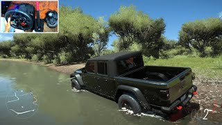 Jeep Gladiator Rubicon - Forza Horizon 5 Logitech G29 Gameplay