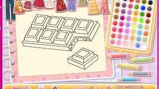 Chocolate Coloring Pages For Kids - Chocolate Coloring Pages