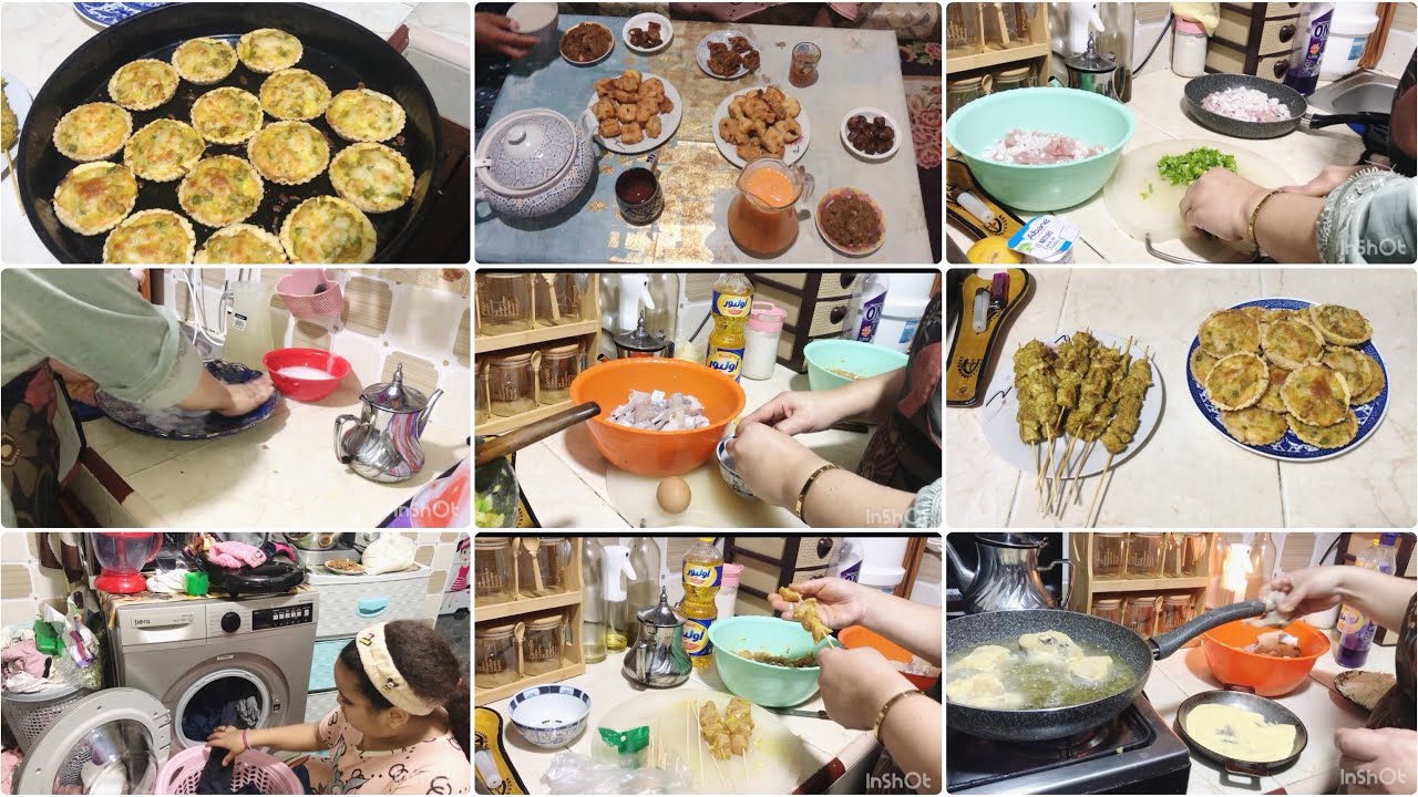 ديما ديرها بينا كيلعب لينا على اعصبنا🙆🏻‍♀️مهيم وجدنا لفطور🌛وخا ودان عليا انا فالكوزينة✅ليكيش معمرين 