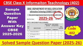 Information Technology (402) Sample Paper Class - X issued by CBSE Session 2025-26 screenshot 2