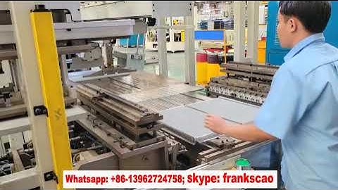 Matrix radiator core builder for aluminum car radiators with folded B type tubes