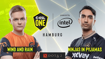 Dota2 - Ninjas in Pyjamas vs. Wind and Rain - Game 2 - Group B - ESL One Hamburg 2019