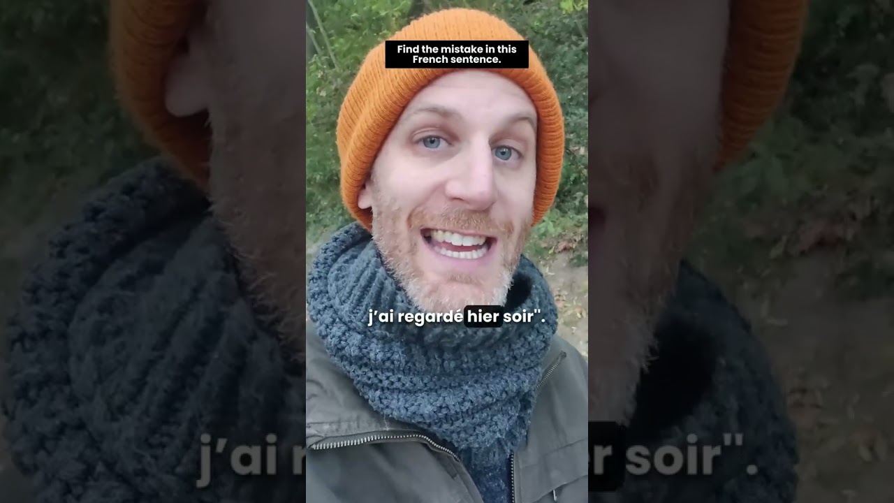 Spot the French grammar mistake! 🇫🇷✏️  