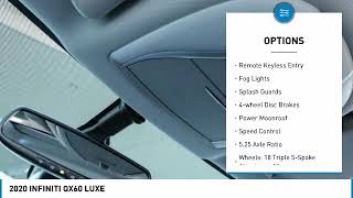 2020 INFINITI QX60 Dallas TX,  Ft. Worth TX,  Grapevine TX LC518070