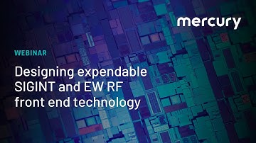 Designing Expendable SIGNT and EW RF Front End Technology May 22, 2025