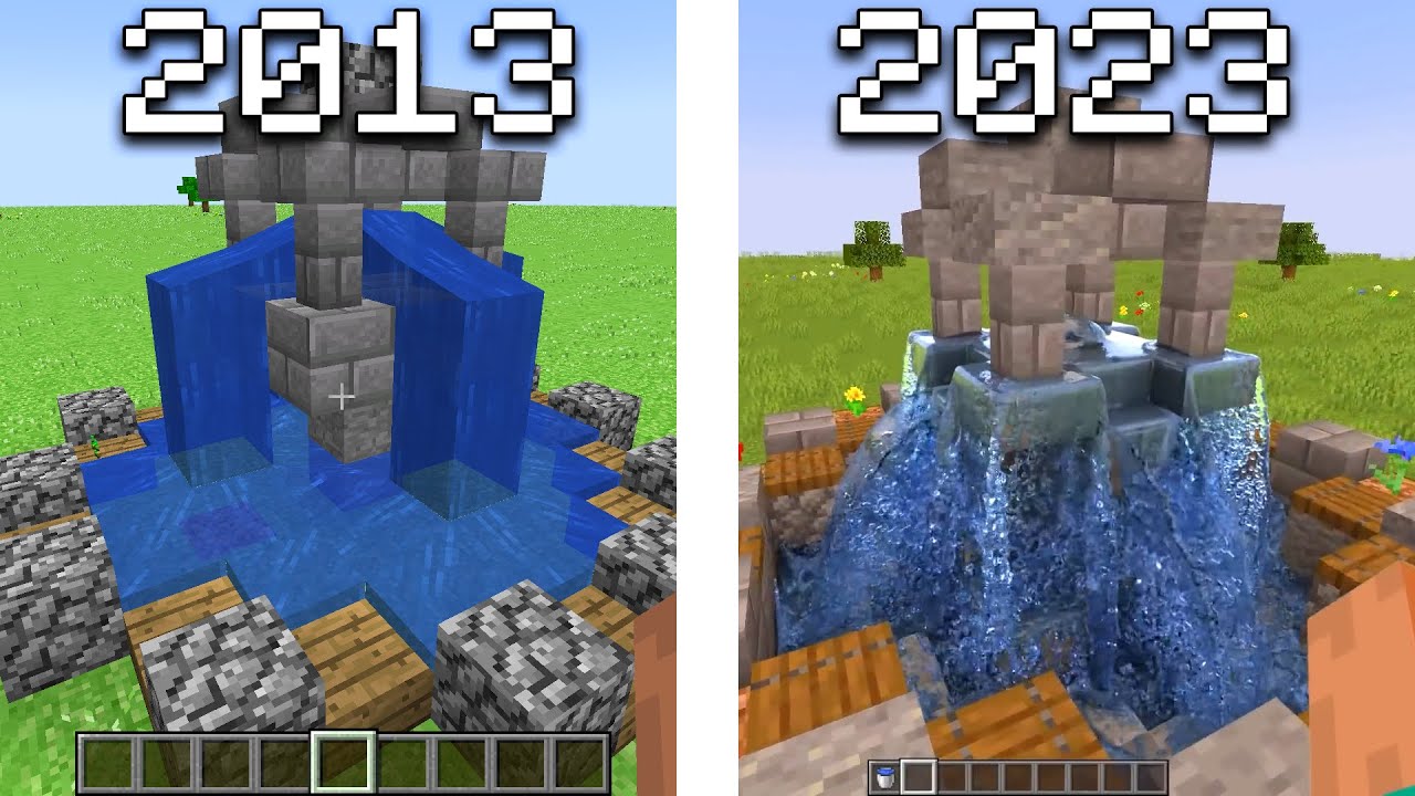 Java vs Bedrock but 2013 vs 2023 