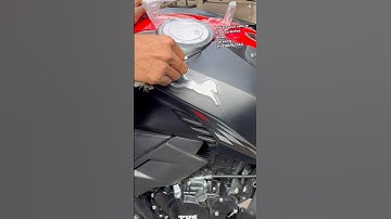 Tvs apache 160 4v matt 3M PPF lamination 100% original Karol bagh best ppf lamination #ppf #3m #yt