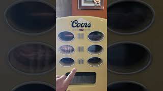 Coors banquet  mini beer fridge.