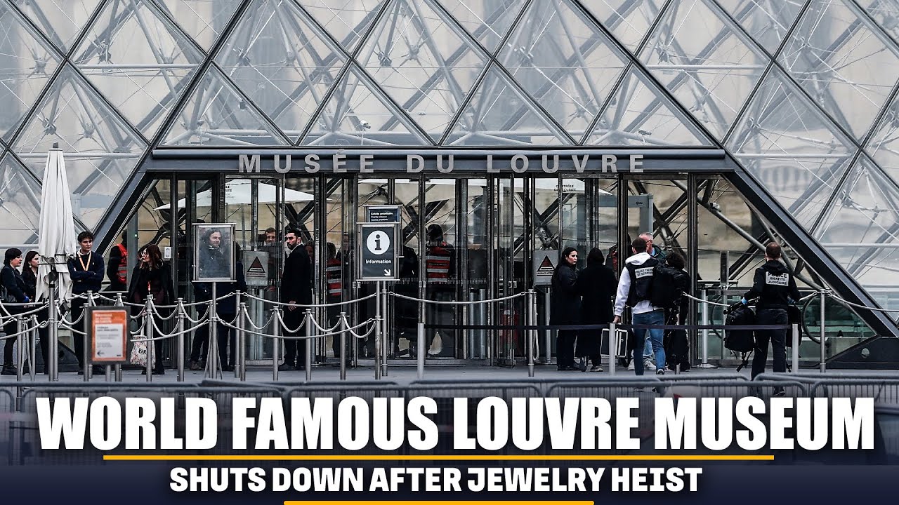LIVE: Thieves break into world famous Louvre museum & steal Jewels from ...