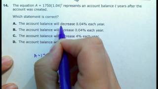 Algebra 1, Subpart 2 EOC Practice Book #14