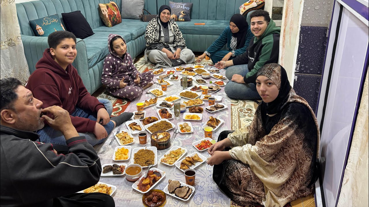 عزمت اختي عالفطار كان يوم جميل وجري بسرعه احلي لمه لمه الحبايب 