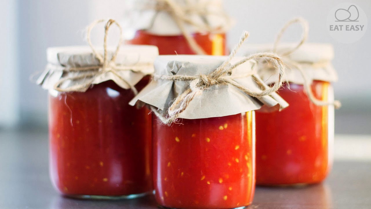 Tomatensoße auf Vorrat. BEST! - YouTube
