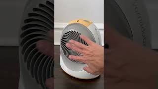 Great fan/heater for small rooms! Quiet and lots of safety!