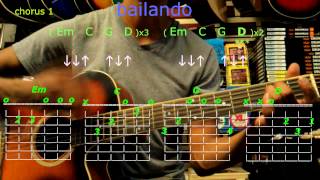 Video thumbnail of "bailando enrique iglesias guitar chords"