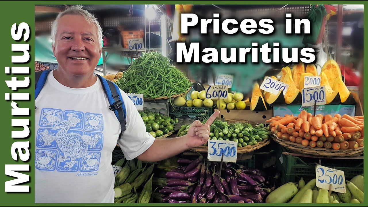 Сравнение цен на местном рынке, в Порт-Луи и в супермаркете