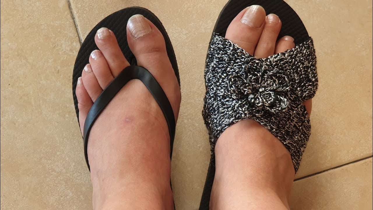 SANDALIAS A CROCHET FACIL POR 1 EURO