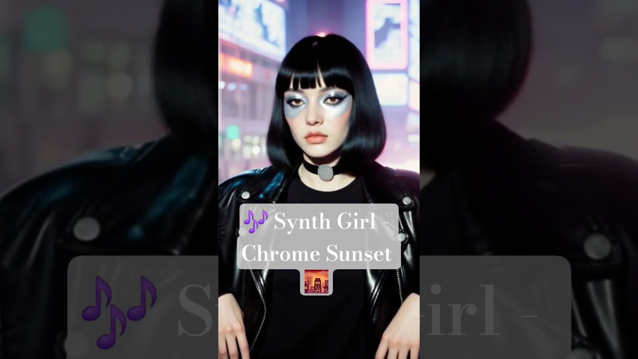 Synthwave Vibes: Chrome Sunset🌆 