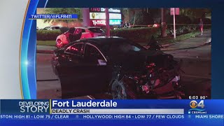 Deadly Crash In Fort Lauderdale