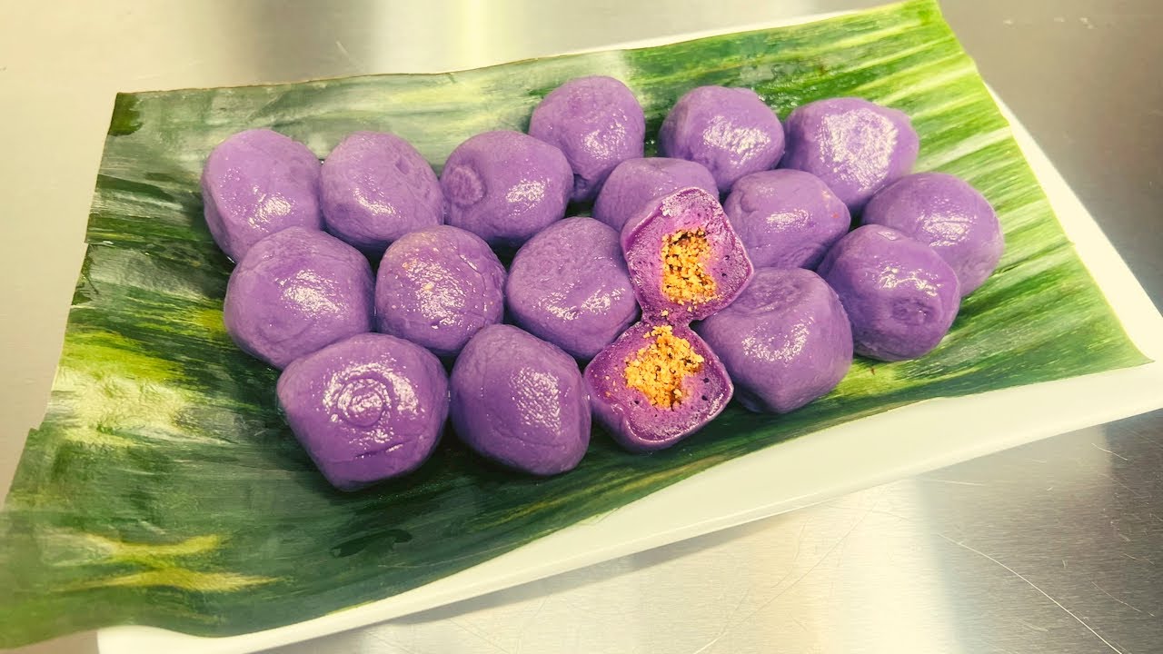 Pagsamahin Lang ang Glutinous Rice Flour at Ube Condensed Milk para sa Masarap na UBE MASI YouTube