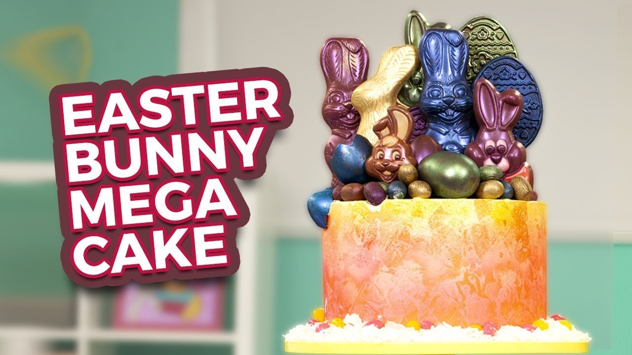 Easter Bunny MEGA CAKE! Secret Surprise INSIDEÖ How To Cake It