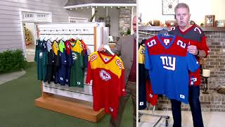 NFL Men's Short Sleeve Jersey Tee on QVC