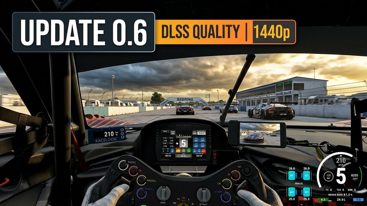Assetto Corsa EVO Update 0.6 - RTX 4070 Ti 12GB - Ultra, DLSS Quality - 1440p QHD