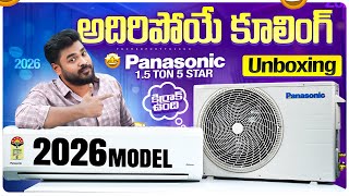 Panasonic 15 Ton 5 Star Ac 2026 Model Unboxing And Cooling Test  Best Ac In India 2026