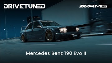 Mercedes-Benz 190 Evo 2 - Jet Black - [Blender 3D animation]