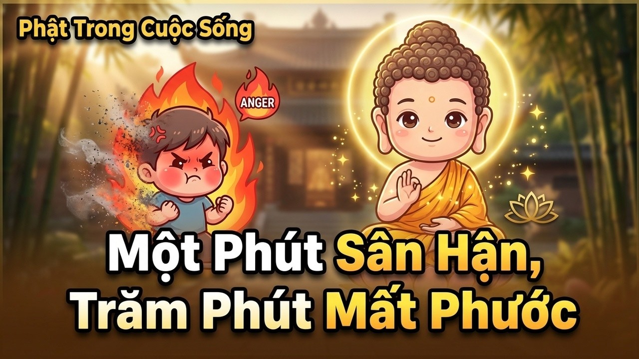Một Phút Sân Hận, Trăm Phút Mất Phước | Phật Trong Cuộc Sống