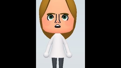 Nintendo CPU Wii/Switch Mii Character: Ursula Mii