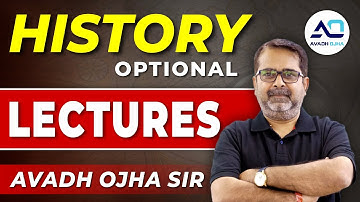 History Optional  || UPSC 2024 Strategy & Preparation ||  Exam Guidance by Avadh Ojha Sir