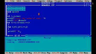 Pattern  program Part 1 / in C language