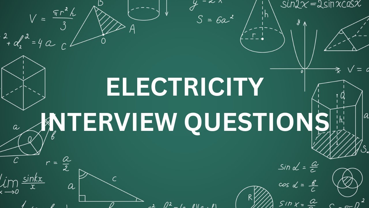 Physics Questions Interview Physics and Engineering Interview Questions (Electricity) - YouTube