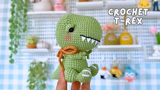 Crochet T-Rex Dinosaur Part 2 | Free Amigurumi Pattern & Tutorial | How to Crochet Dinosaur #diy
