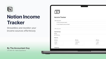 Notion Income Tracker | Step-By-Step Tutorial (Notion Finance Templates)